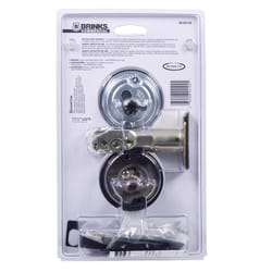 Brinks Commercial Matte Black Zinc Single Cylinder Deadbolt