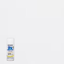 Rust-Oleum Painter's Touch 2X Ultra Cover Ultra Matte White Paint+Primer Spray Paint 12 oz