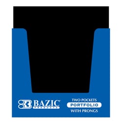 Bazic Products 11.5 in. W X 9.31 in. L Assorted Poly Portfolio