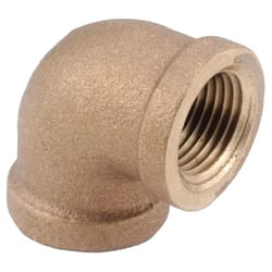 Anderson Metals 3/4 in. FIP in. X 3/4 in. D FIP Brass 90 Degree Elbow