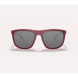 Native Mesa Unisex Matte Red Frame Gray Lens Polarized Sunglasses