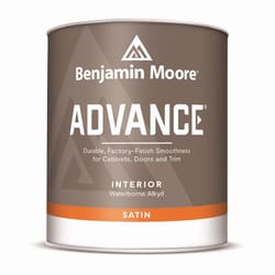 Benjamin Moore Advance Satin White Paint Interior 1 qt