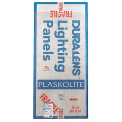 Plaskolite Clear Single Polycarbonate Corrugated Plastic Sheet 48 in. W X  96 in. L X 4 mm - Ace Hardware