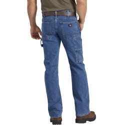 Dickies Flex Men's Twill Carpenter Jeans Stonewashed Indigo Blue 40X32 7 pocket 1 pk