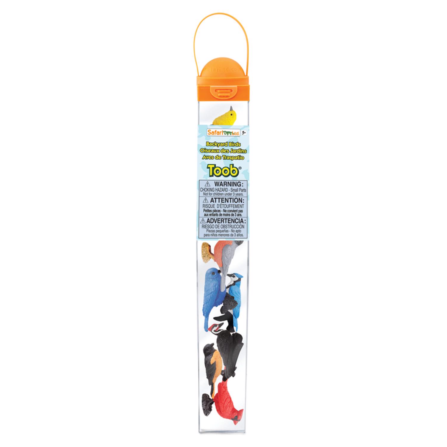 Safari Ltd. Toobs Backyard Birds Toys Assorted 7 pc