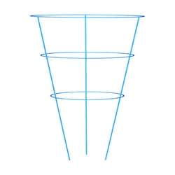 Panacea Vibrant 42 in. H X 16 in. W Assorted Steel Tomato Cage