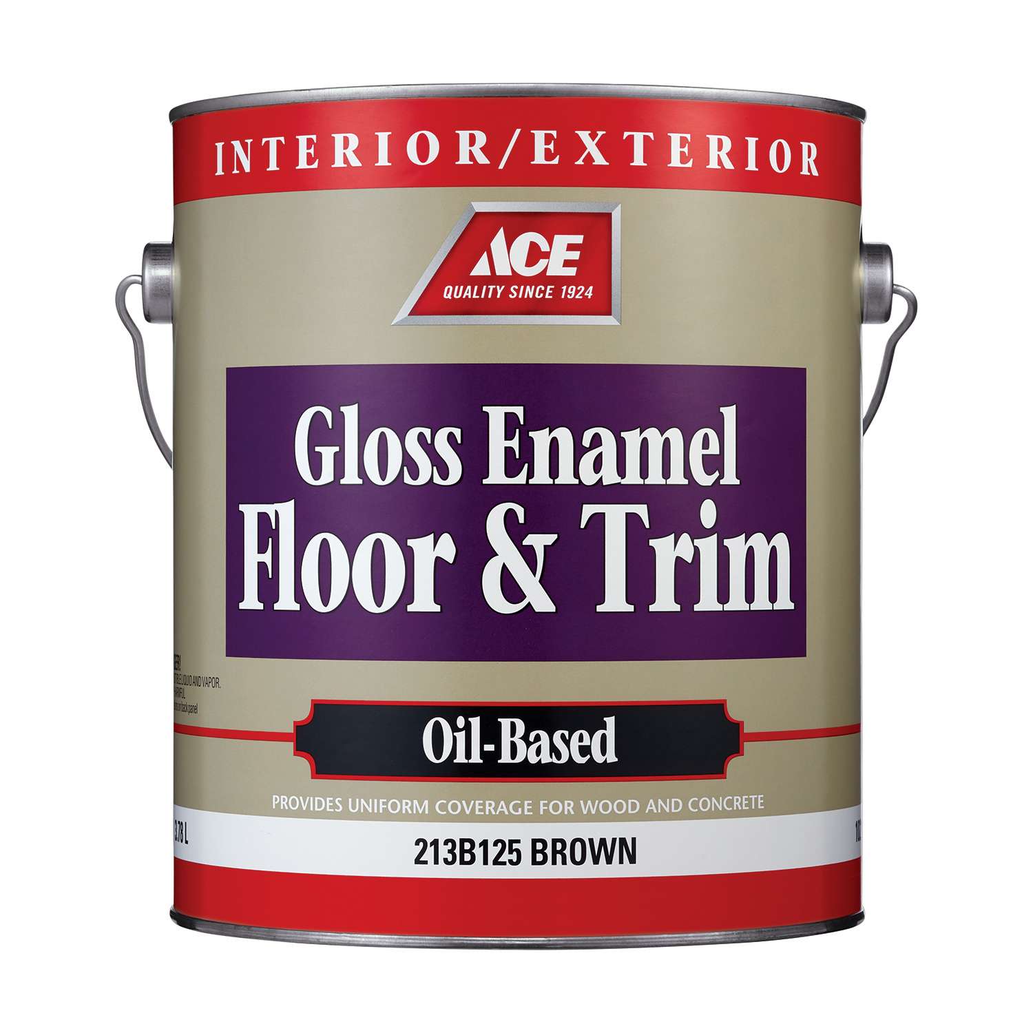 Ace Gloss Brown OilBased Floor Paint 1 gal Ace Hardware