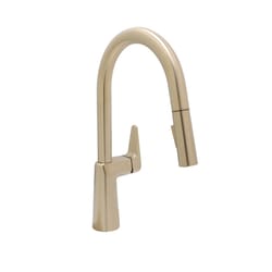 Huntington Brass One Handle Satin Brass Kitchen Faucet