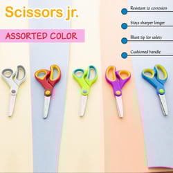 Bazic Products Stainless Steel Soft Grip Scissors 1 pc