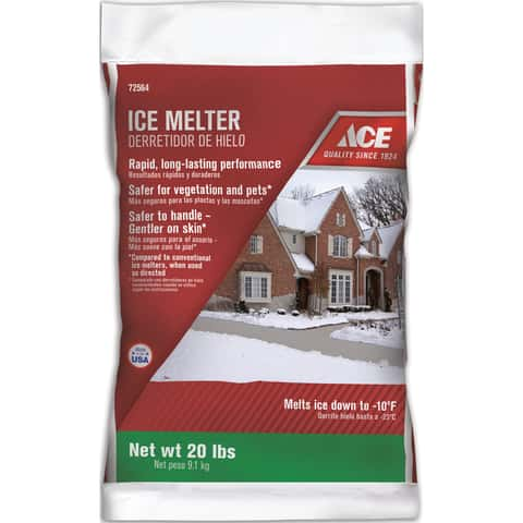 Ace Magnesium Chloride/MG-104/Sodium Chloride Pet Friendly Granule Ice Melt  20 lb - Ace Hardware