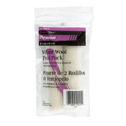 Linzer Project Select Velour Wool 4 in. W X 1/8 in. Mini Paint Roller Cover 2 pk