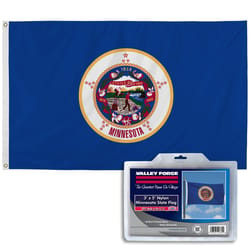 Valley Forge Minnesota State Flag 36 in. H X 60 in. W