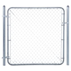 Master Halco 72 in. H X 72 in. L Steel Hardware Walk Gate Silver