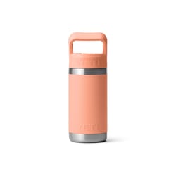 YETI Rambler Jr 12 oz Lowcountry Peach BPA Free Bottle with Straw Cap