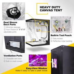 iPower Hydroponic Grow Tent 60 in. H X 48 in. W