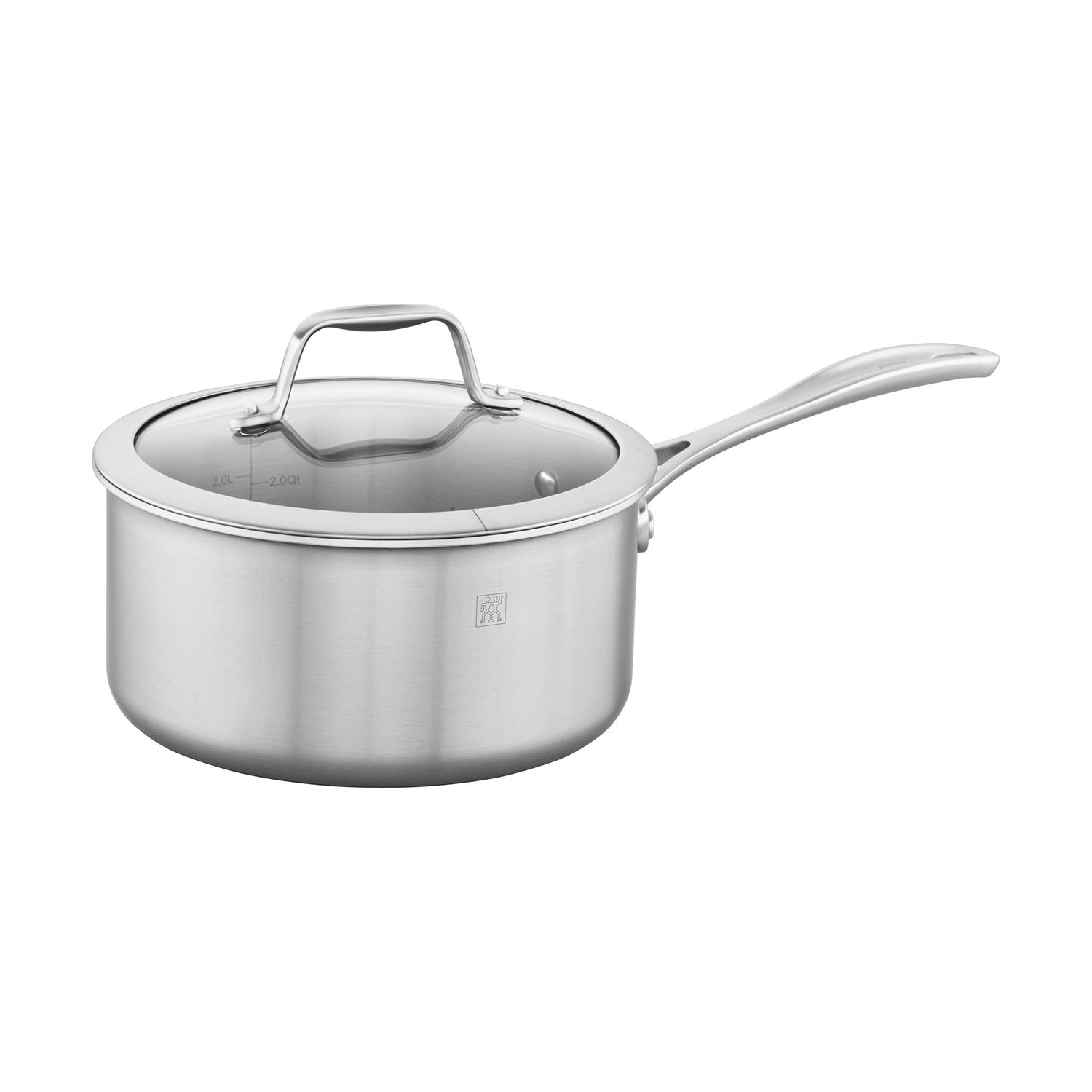 Zwilling J.A Henckels Stainless Steel Saucepan 8 in. 3 qt Silver Sansujyuku sansujyuku.com