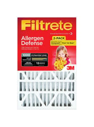 Filtrete 16 in. W X 25 in. H X 4 in. D Pleated 11 MERV Pleated Allergen Air Filter 2 pk