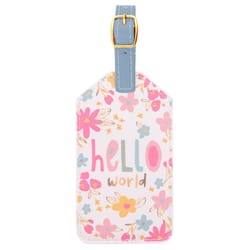 Karma Pink Luggage Tag