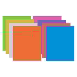 Bazic Products 11.63 in. W X 9.5 in. L Assorted Portfolio