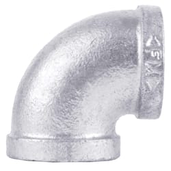 STZ Industries 3/8 in. FIP each X 3/8 in. D FIP Galvanized Malleable Iron 90 Degree Elbow
