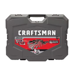 Craftsman Overdrive 1/4 & 3/8 & 1/2 in. drive Metric/SAE 6 Point Mechanic's Tool Set 154 pc