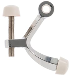 Ace 2-5/8 in. W Metal Chrome Hinge Pin Door Stop Mounts to door and wall 0 in.
