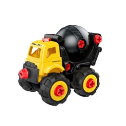 STANLEY Jr. Cement Mixer Truck Toy Black/Yellow