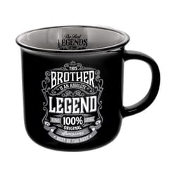 Pavilion Legends Of The World 13 oz Black/Gray BPA Free Brother Mug