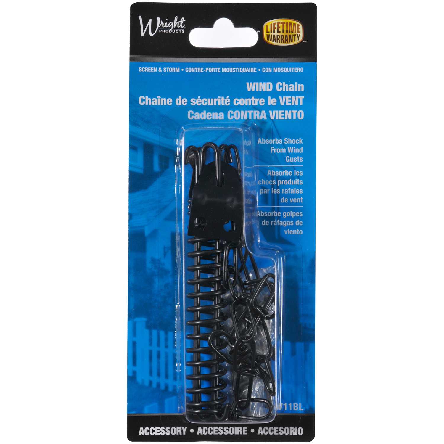 Wright Galvanized Black Steel Door Retainer 1 Pk Ace Hardware