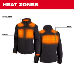 Milwaukee M12 AXIS XXL Long Sleeve Women's Full-Zip Heated Jacket Kit Black