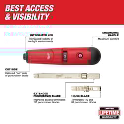 Milwaukee 10.65 in. L Punchdown Tool