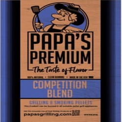 Papa's Premium Hardwood Pellets All Natural Competition Blend 25 lb