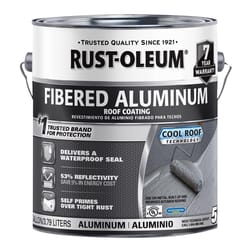 Rust-Oleum Gray Asphalt Fibered Aluminum Roof Coating 1 gal