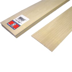 Midwest Products 1/4 in. X 1/4 in. W X 24 ft. L Basswood Clapboard #2/BTR Premium Grade