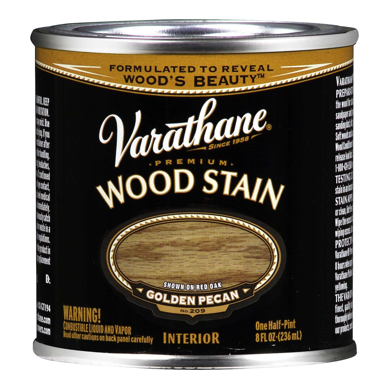 Varathane Premium SemiTransparent Golden Pecan OilBased Urethane