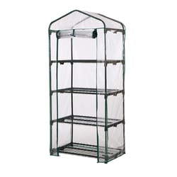 Glitzhome Clear 29.25 in. W X 27.25 in. D X 61 in. H Pop-Up Greenhouse