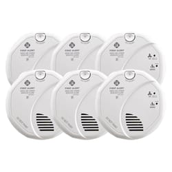 First Alert Hard-Wired w/Battery Back-up Photoelectric Smoke and Carbon Monoxide Detector 6 pk