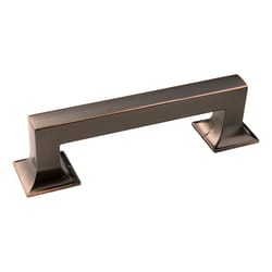 Hickory Hardware Studio Art Deco Bar Cabinet Pull 3-3/4 in. Oil Rubbed Bronze Brown 1 pk