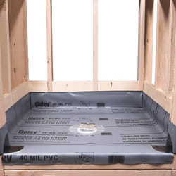 Oatey Gray Flexible Shower Pan Liner PVC