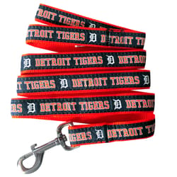 Pets First Team Colors Detroit Tigers Nylon Dog Leash Large