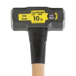 Collins 10 lb Steel Double Face Sledge Hammer 36 in. Hickory Handle