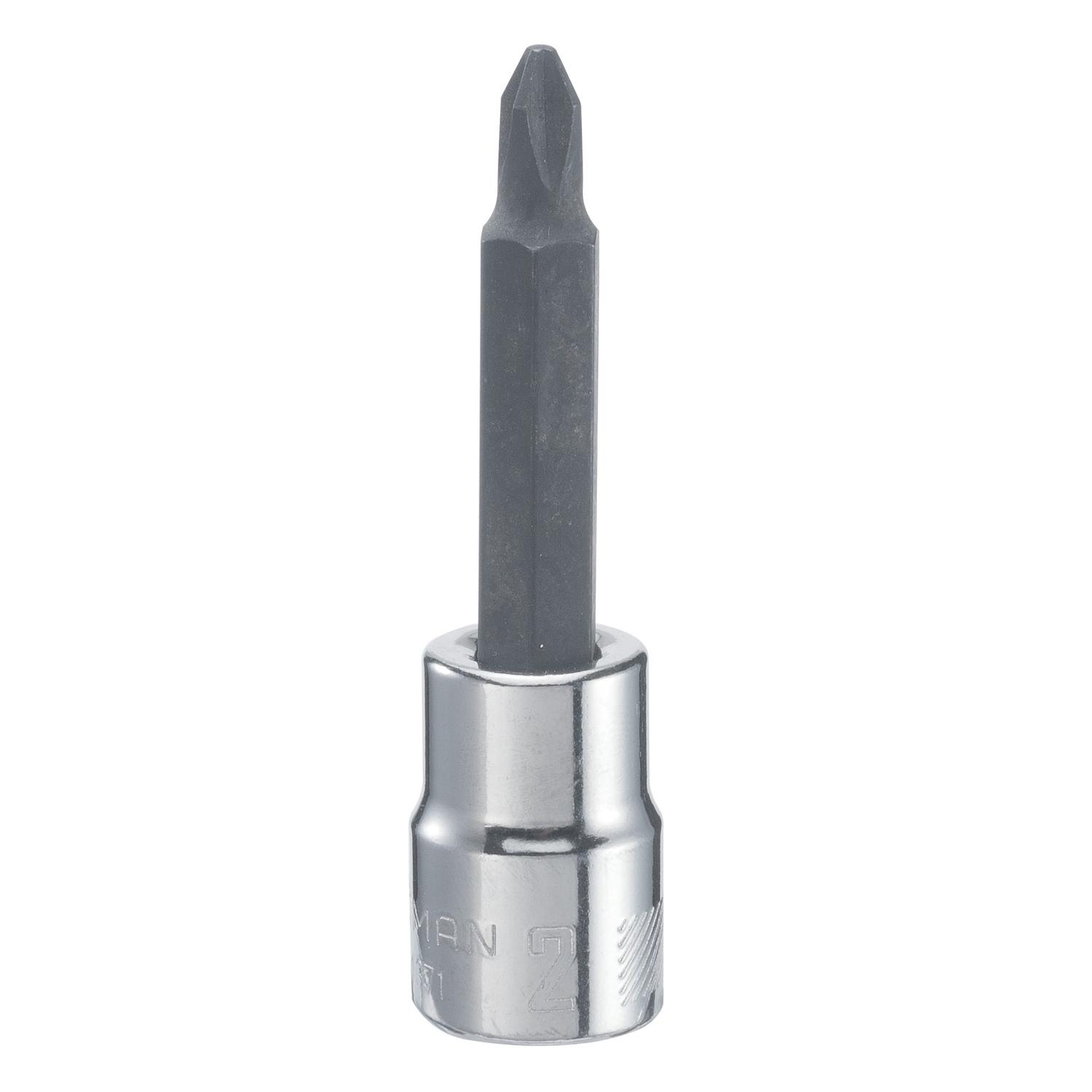 Craftsman #2 X 3/8 in. Drive SAE Standard Phillips Bit Socket, 1 pc
