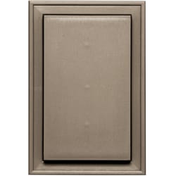 Builders Edge 12 in. H X 1-1/2 in. L Prefinished Clay Vinyl Mounting Block