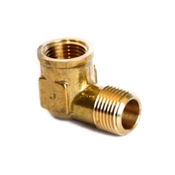 ATC 1/2 in. FPT 1/2 in. D MPT Brass 90 Degree Street Elbow