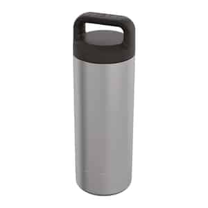 YETI  Rambler  Silver  Stainless Steel  Insulated Bottle  BPA Free 18 oz. 