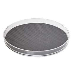 Spectrum Hex Clear/Gray Rubber/Stainless Steel Lazy Susan Grande