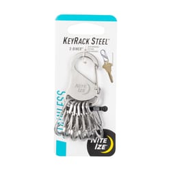 Nite Ize S-Biner 2 in. D Stainless Steel Silver Rack Key Ring Nite Ize S-Biner 2 in. D Stainless Steel Silver Rack Key Ring