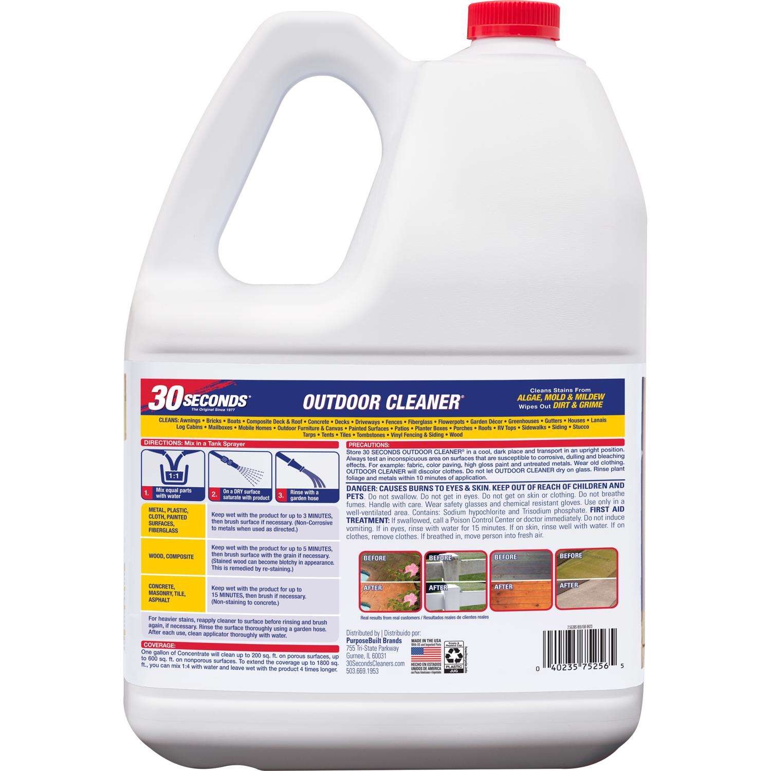 30 SECONDS Outdoor Cleaner Concentrate 2.5 gal - Ace Hardware