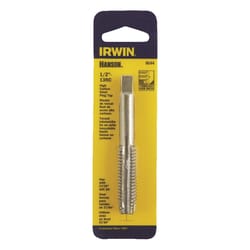 Irwin Hanson High Carbon Steel SAE Fraction Tap 1/2 in. 1 pc