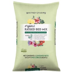 Whitney Farms Organic Fruit and Vegetable Raised Bed Mix 1.5 cu ft